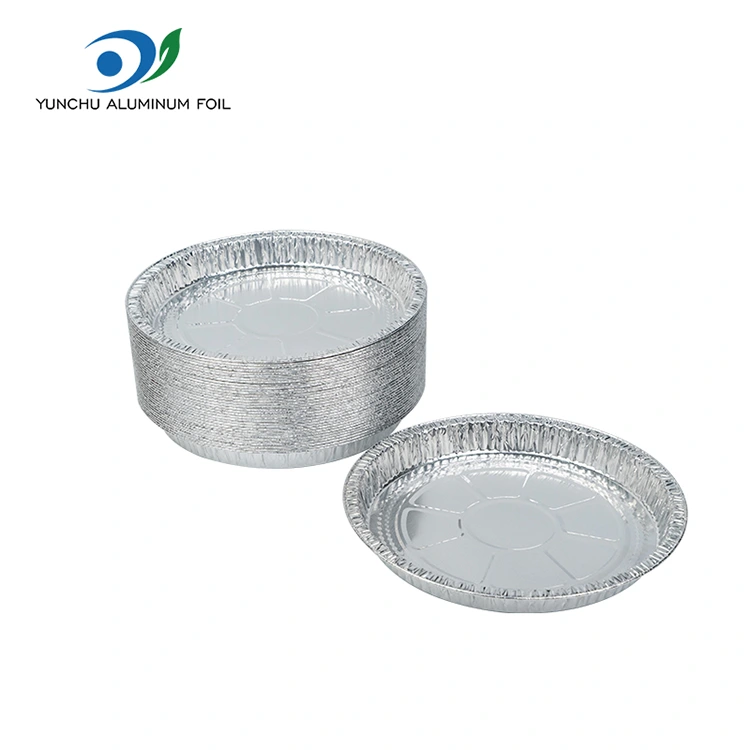7-9 inci Pizza Pan Perak Silver Aluminium Foil Containers