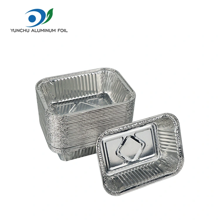 Air Fryer Baking Container Foil Aluminium Perak