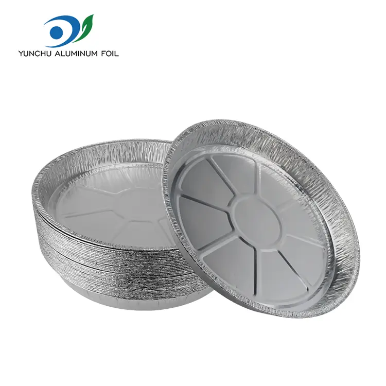 Container Foil Aluminium Perak Makan Pekeliling