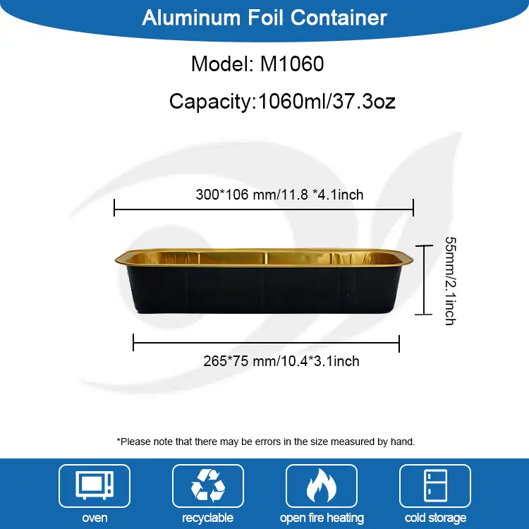 Breader Oven Rectangular Smoothwall Aluminium Foil Containers
