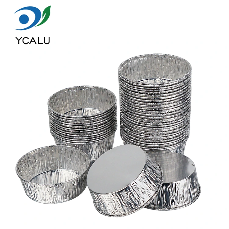 Dulang kek pakai buang bekas Bekas Makanan Kerajang Aluminium Perak