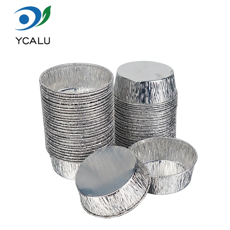 Dulang kek pakai buang bekas Bekas Makanan Kerajang Aluminium Perak