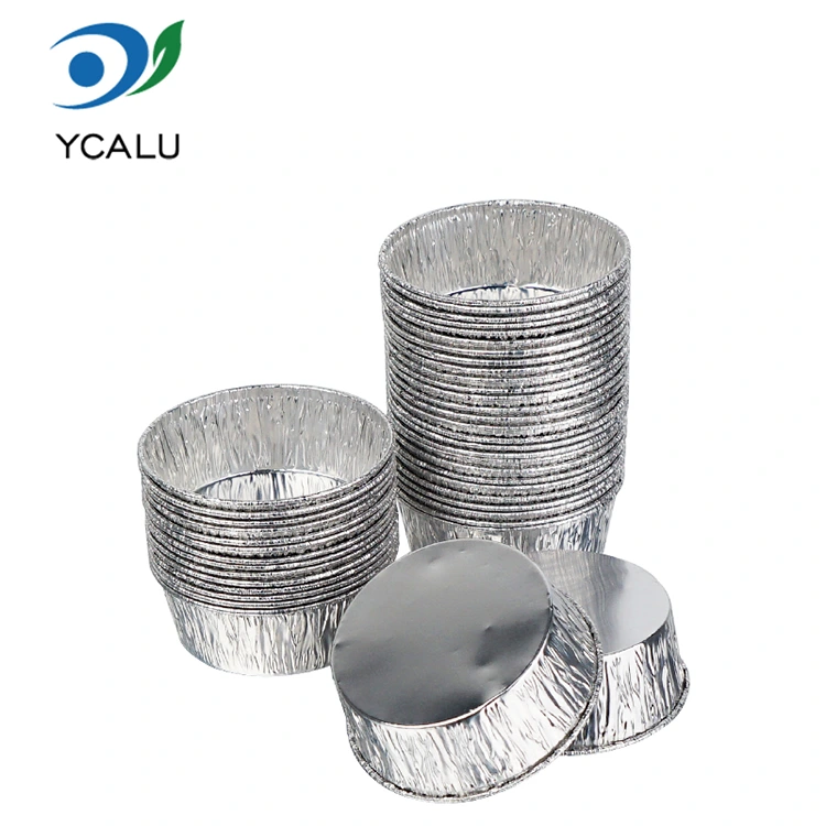 Dulang kek pakai buang bekas Bekas Makanan Kerajang Aluminium Perak