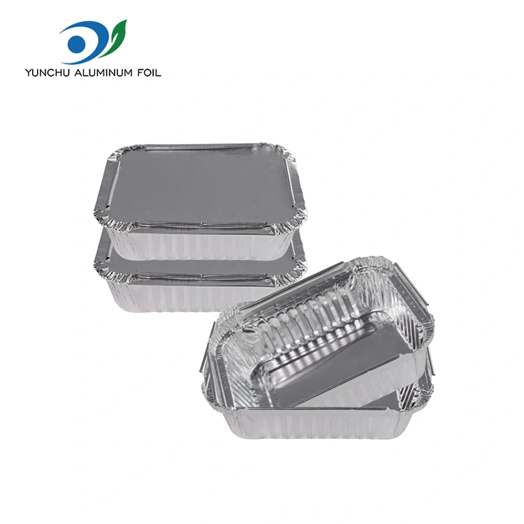 Kotak Foil Buang Barang Barbeku Perak Aluminium Perak