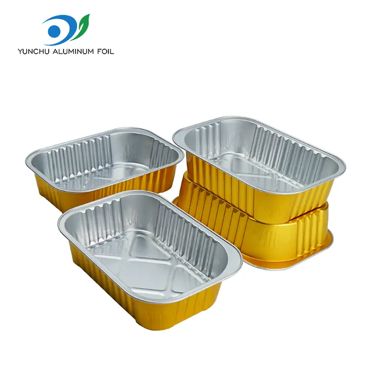Bekas Kerajang Aluminium Grill Rectangular Gegasan