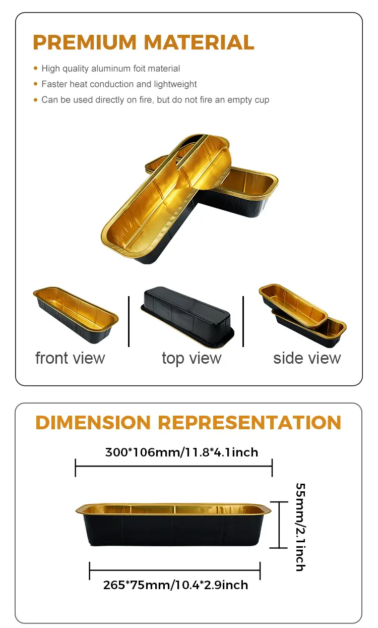 Disposable baking rounds Aluminum Foil Containers