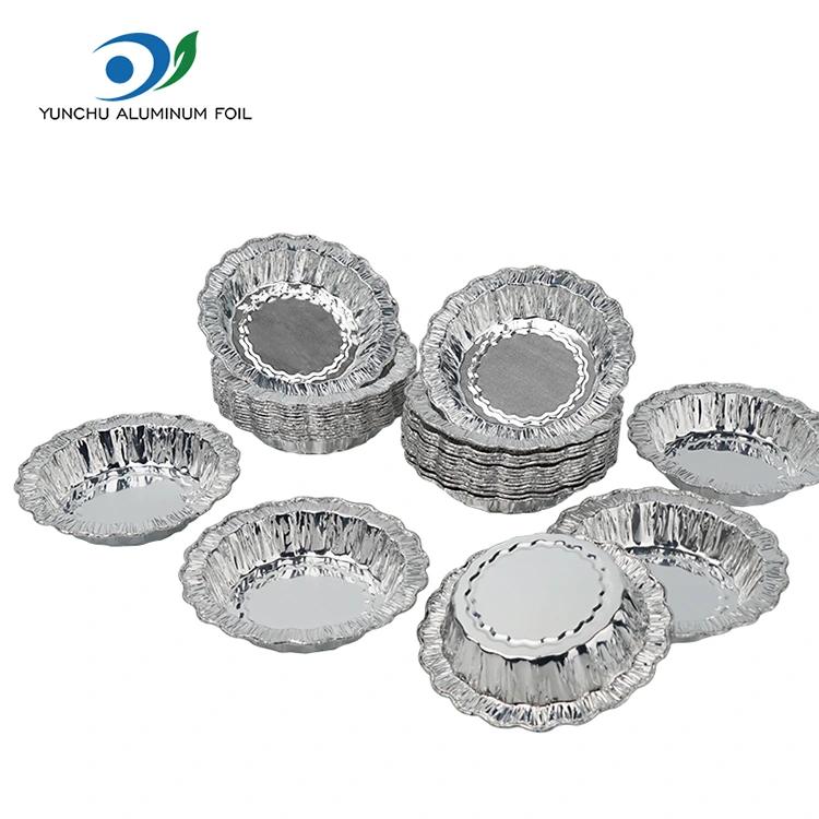 Renda pusingan baking kek perak aluminium foil bekas