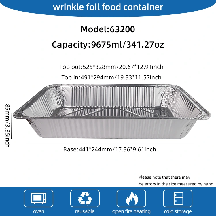 Kapasiti Besar Penaik Dulang Baki Perak Aluminium Perak
