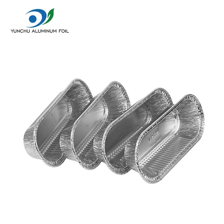 Bujur udara bakar baking container foil aluminium perak
