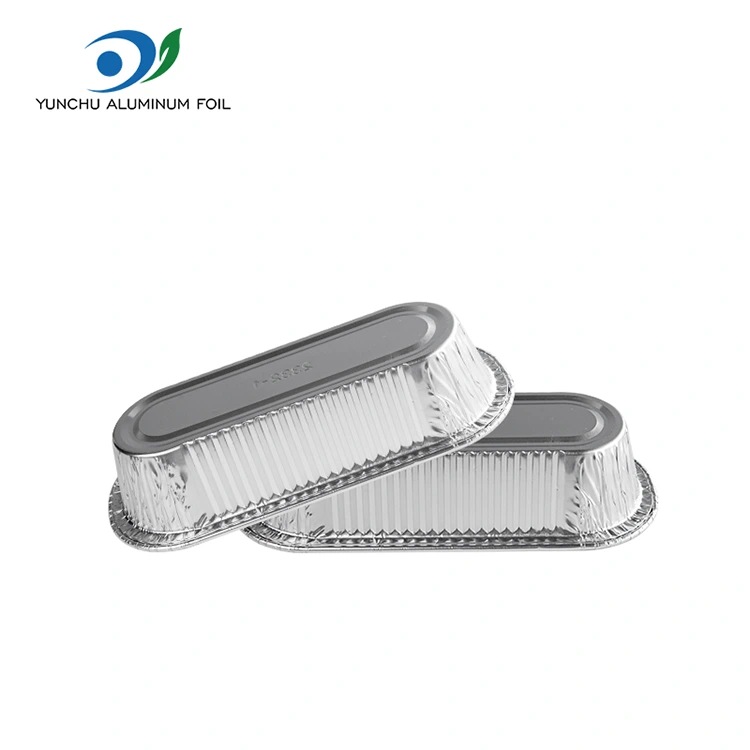 Bujur udara bakar baking container foil aluminium perak