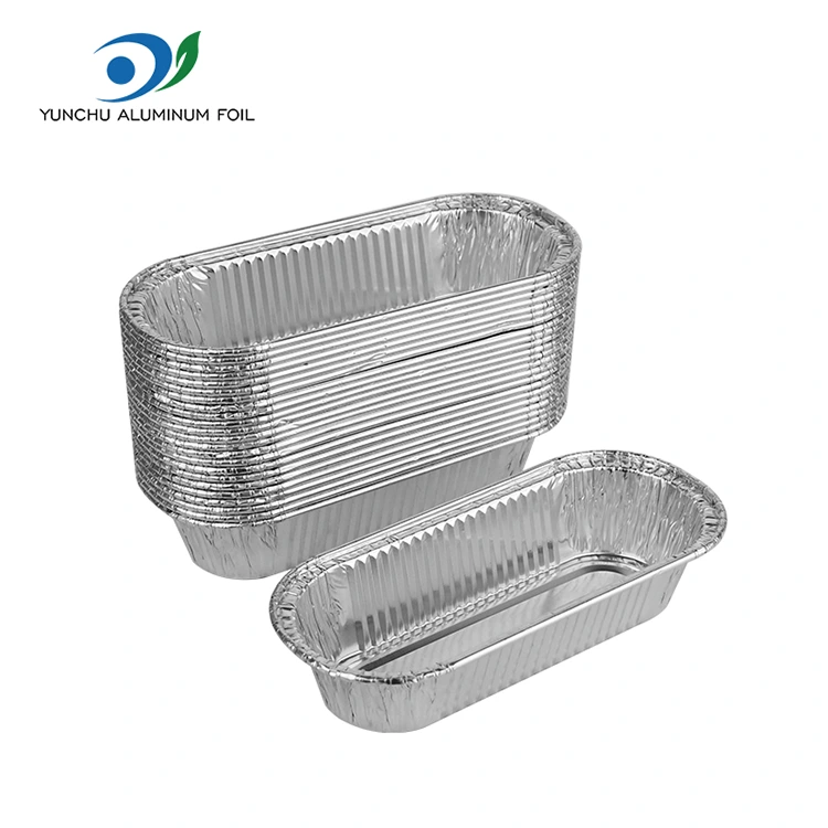 Bujur udara bakar baking container foil aluminium perak
