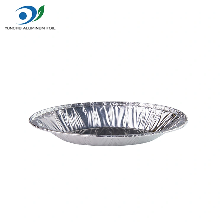 Bekas foil aluminium perak telur oval