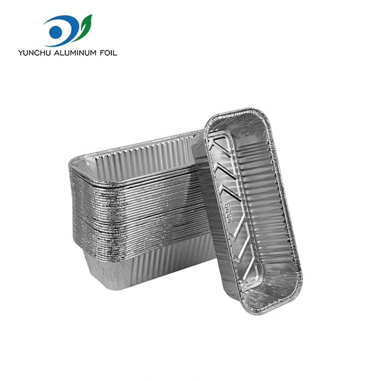 Dulang roti segi empat tepat baking lembaran perak aluminium foil bekas