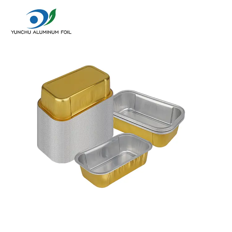 Kotak Kek Rectangular Haba Dimetes Smoothwall Aluminium Foil Containers