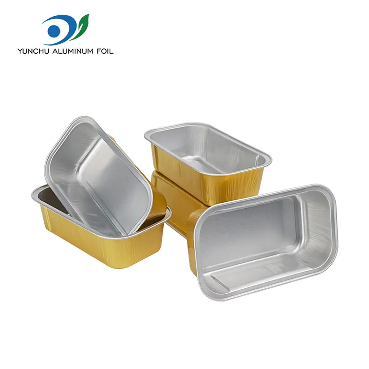Kotak Kek Rectangular Haba Dimetes Smoothwall Aluminium Foil Containers