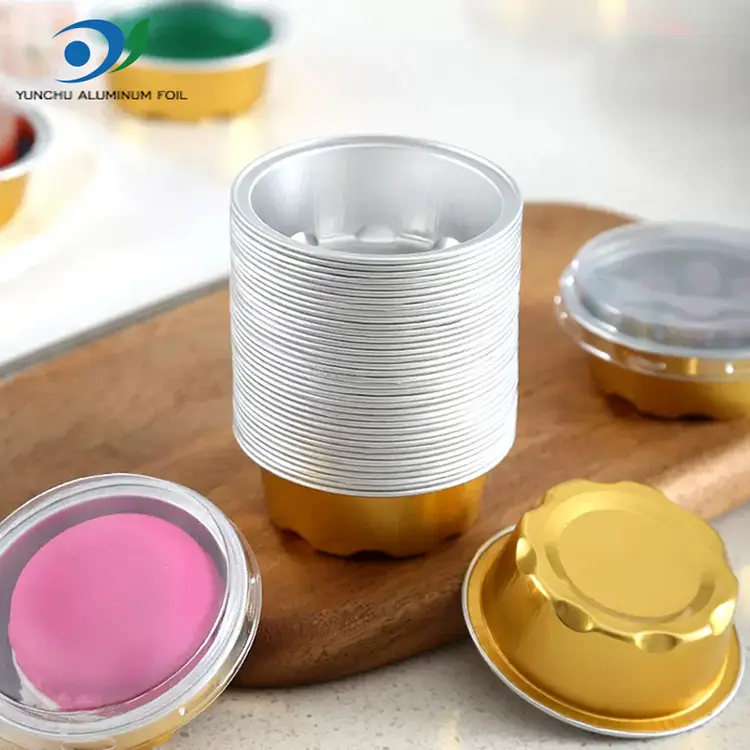 Bekas membakar acuan smoothwall container foil aluminium