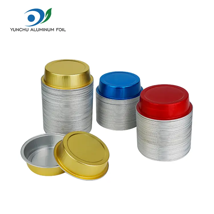 Kek Pusingan Baking Smoothwall Aluminium Foil Containers