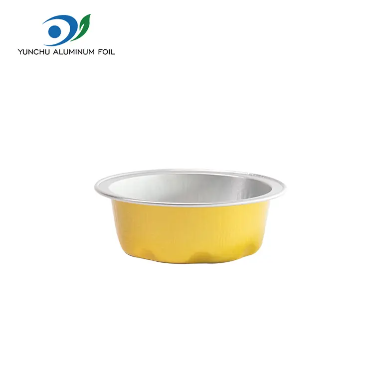 Cawan Kek Pusingan Smoothwall Aluminium Foil Containers