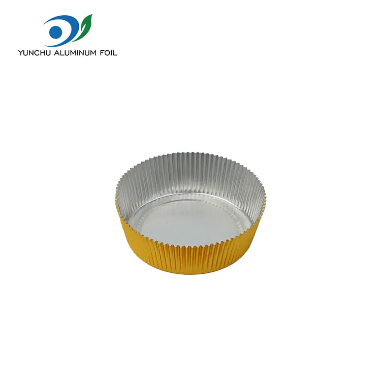Bekas Pusingan Kecil Perak Aluminium Foil Food Container