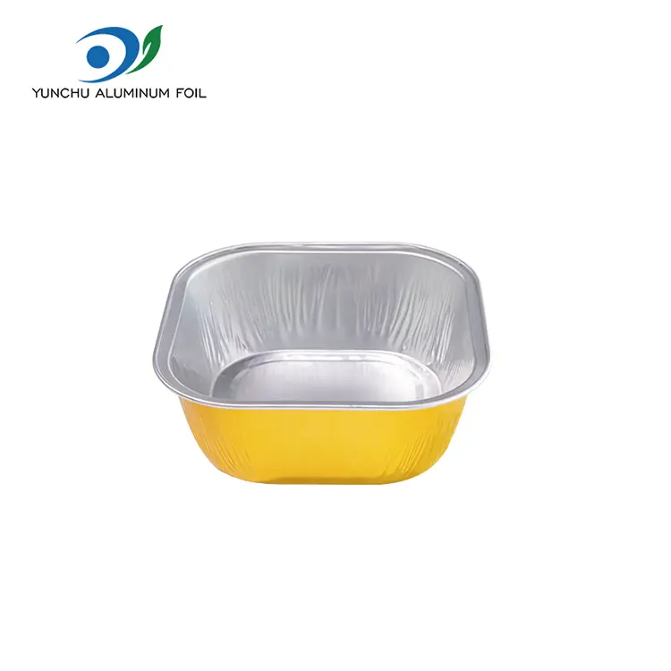 Warna persegi penaik smoothwall container foil aluminium